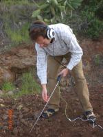 Techics Analysis at La Palma near damaged trees/ground in 3-2009